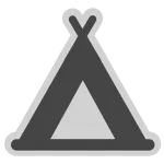Camp Site SVG Icon